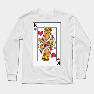 cheems poker card Long Sleeve T-Shirt